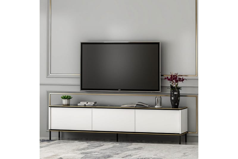 Imaj Tv-bänk 180 cm - Vit - Möbler - TV- & Mediamöbler - TV bänk & mediabänk