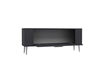 Javin Tv-bänk 120 cm - Antracit/Silver - Möbler - TV- & Mediamöbler - TV bänk & mediabänk