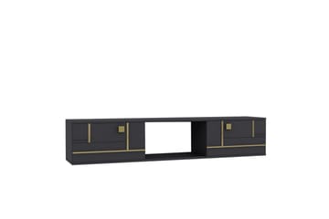 Jorin Tv-bänk 150 cm - Antracit/Guld - Möbler - TV- & Mediamöbler - TV bänk & mediabänk