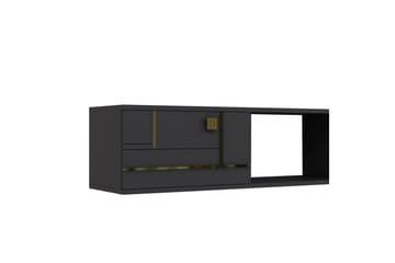 Jorin Tv-bänk 150 cm - Antracit/Guld - Möbler - TV- & Mediamöbler - TV bänk & mediabänk