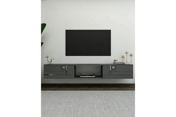 Jorin Tv-bänk 150 cm - Antracit/Silver - Möbler - TV- & Mediamöbler - TV bänk & mediabänk