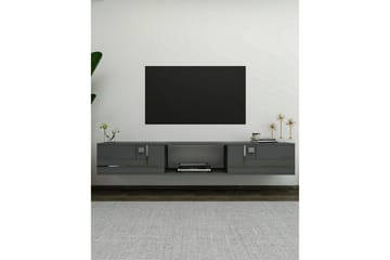 Jorin Tv-bänk 150 cm - Antracit/Silver - Möbler - TV- & Mediamöbler - TV bänk & mediabänk