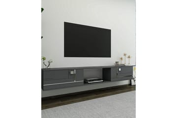 Jorin Tv-bänk 150 cm - Antracit/Silver - Möbler - TV- & Mediamöbler - TV bänk & mediabänk