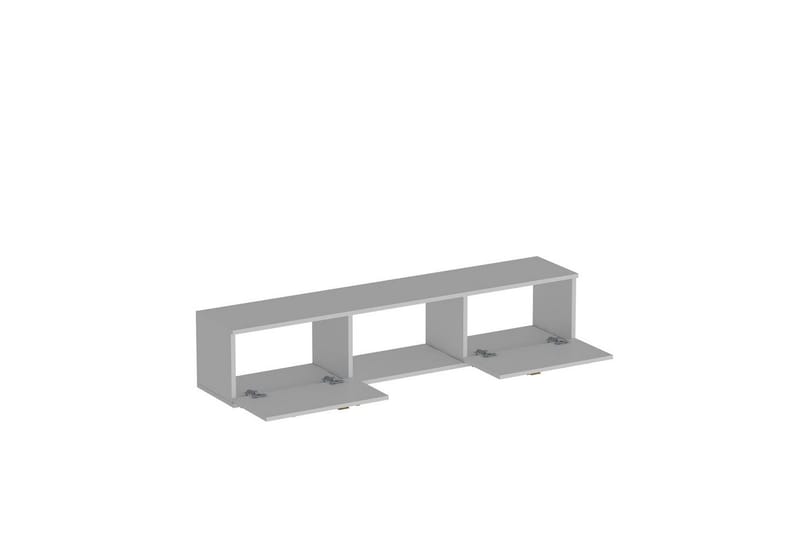 Jorin Tv-bänk 150 cm - Vit/Silver - Möbler - TV- & Mediamöbler - TV bänk & mediabänk