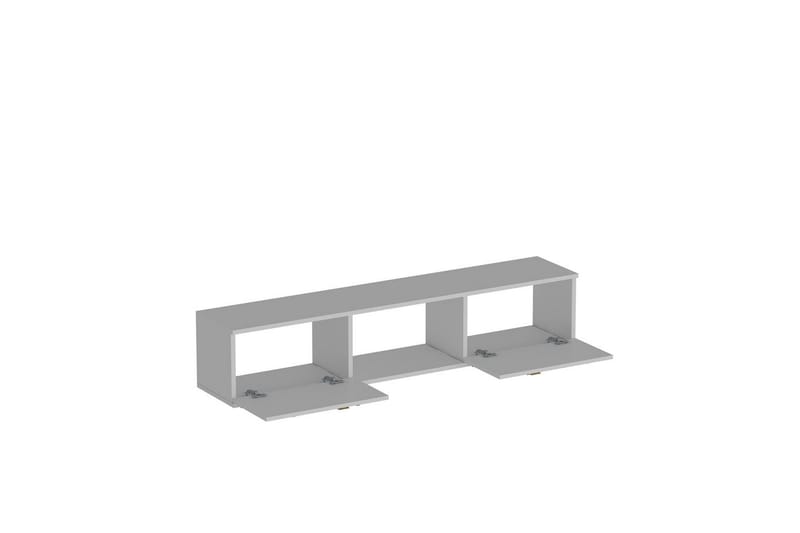 Jorin Tv-bänk 150 cm - Vit/Silver - Möbler - TV- & Mediamöbler - TV bänk & mediabänk