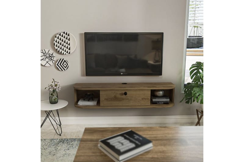 Kalvos Tv-bänk 120 cm - Ek - Möbler - TV- & Mediamöbler - TV bänk & mediabänk