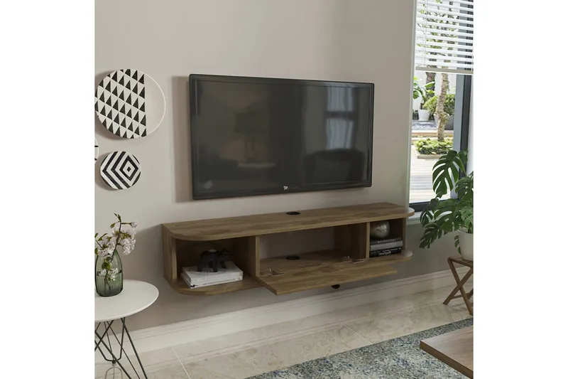 Kalvos Tv-bänk 120 cm - Ek - Möbler - TV- & Mediamöbler - TV bänk & mediabänk