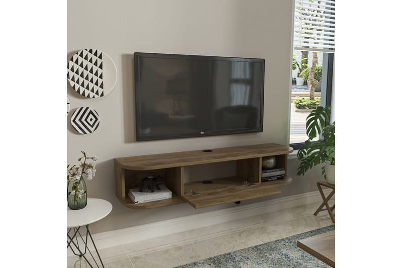Kalvos Tv-bänk 120 cm - Ek - Möbler - TV- & Mediamöbler - TV bänk & mediabänk