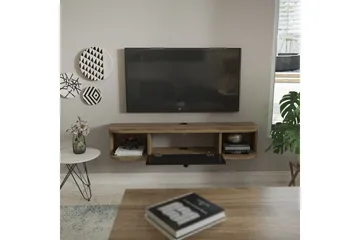 Kalvos Tv-bänk 120 cm - Svart/Ek - Möbler - TV- & Mediamöbler - TV bänk & mediabänk