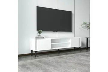 Klyne Tv-bänk 140 cm - Vit - Möbler - TV- & Mediamöbler - TV bänk & mediabänk