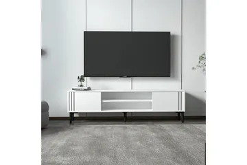 Klyne Tv-bänk 140 cm - Vit - Möbler - TV- & Mediamöbler - TV bänk & mediabänk