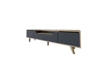 Kollumber Tv-stativ 180x30 cm - Brun/Antracit - Möbler - TV- & Mediamöbler - Mediastativ & väggfäste - Tv-stativ & Tv-väggfäste