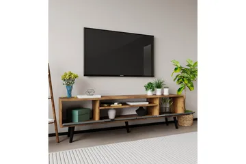 Kollumber Tv-stativ 180x30 cm - Valnöt/Antracit - Möbler - TV- & Mediamöbler - Mediastativ & väggfäste - Tv-stativ & Tv-väggfäste