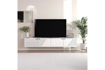 Kulwant Tv-bänk 180 cm - Vit - Möbler - TV- & Mediamöbler - TV bänk & mediabänk