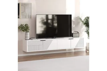 Kulwant Tv-bänk 180 cm - Vit - Möbler - TV- & Mediamöbler - TV bänk & mediabänk