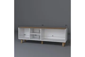 Kuniyoshi Tv-bänk 160 cm - Ek - Möbler - TV- & Mediamöbler - TV bänk & mediabänk