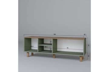 Kuniyoshi Tv-bänk 160 cm - Grön - Möbler - TV- & Mediamöbler - TV bänk & mediabänk