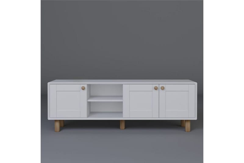 Kuniyoshi Tv-bänk 160 cm - Vit - Möbler - TV- & Mediamöbler - TV bänk & mediabänk