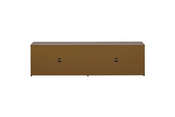 Level Golvstående TV Bänk 160 cm med Förvaring i Metall - Gul - Möbler - TV- & Mediamöbler - TV bänk & mediabänk