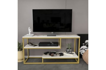 Lorin Tv-bänk 120 cm - Guld - Möbler - TV- & Mediamöbler - TV bänk & mediabänk