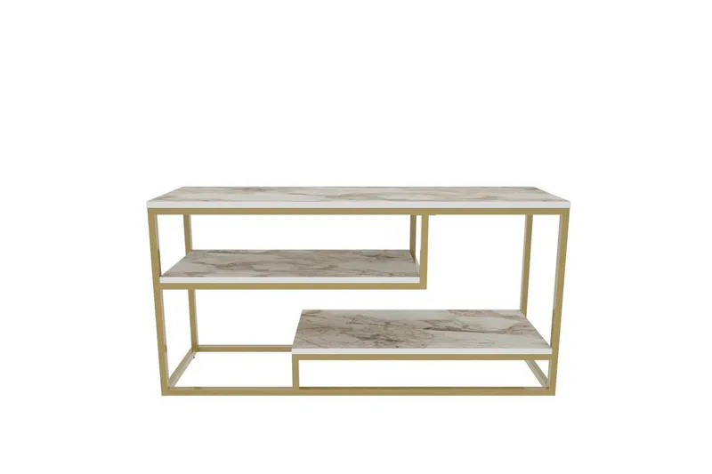 Lorin Tv-bänk 120 cm, Guld