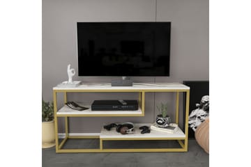 Lorin Tv-bänk 120 cm - Guld - Möbler - TV- & Mediamöbler - TV bänk & mediabänk