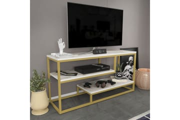 Lorin Tv-bänk 120 cm - Guld - Möbler - TV- & Mediamöbler - TV bänk & mediabänk