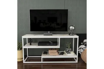 Lorin Tv-bänk 120 cm - Vit - Möbler - TV- & Mediamöbler - TV bänk & mediabänk