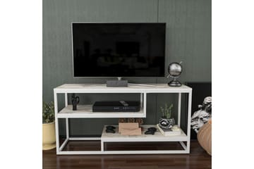 Lorin Tv-bänk 120 cm - Vit - Möbler - TV- & Mediamöbler - TV bänk & mediabänk