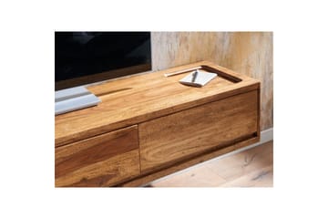 Lowboard Wohnling Massivt trä hängande med 3 lådor lantlig stil - Möbler - TV- & Mediamöbler - TV-hylla