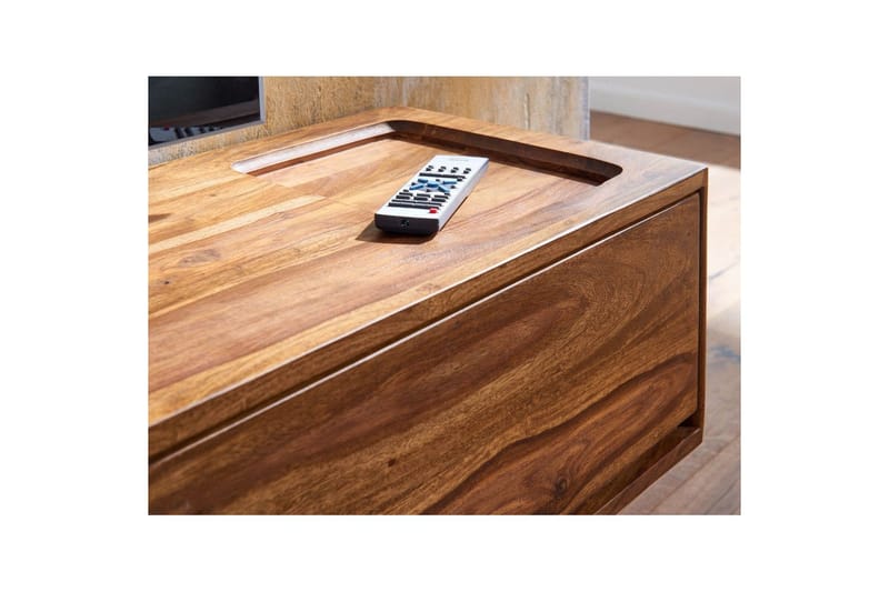 Lowboard Wohnling Massivt trä hängande med en låda lantligt stil - Möbler - TV- & Mediamöbler - TV-hylla