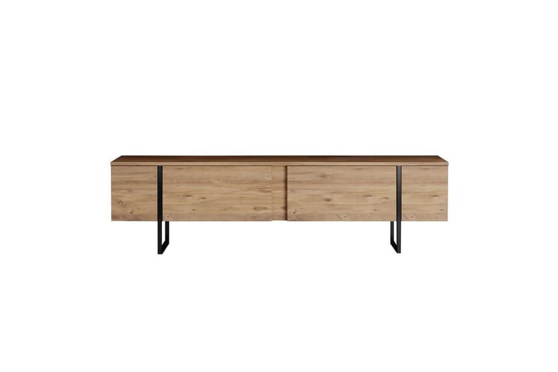 Luxe Tv-bänk 180 cm - Natur/Svart - Möbler - TV- & Mediamöbler - TV bänk & mediabänk
