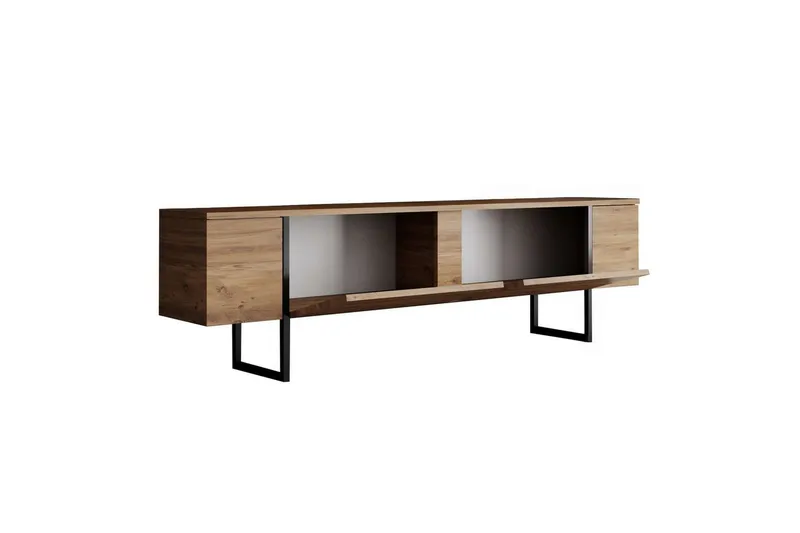 Luxe Tv-bänk 180 cm - Natur/Svart - Möbler - TV- & Mediamöbler - TV bänk & mediabänk