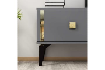 Male Tv-bänk 150 cm - Antracit/Guld - Möbler - TV- & Mediamöbler - TV bänk & mediabänk