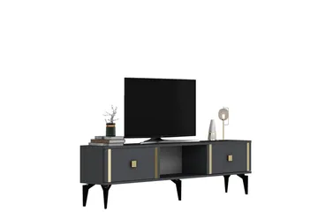 Male Tv-bänk 150 cm - Antracit/Guld - Möbler - TV- & Mediamöbler - TV bänk & mediabänk