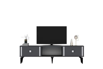 Male Tv-bänk 150 cm - Antracit/Silver - Möbler - TV- & Mediamöbler - TV bänk & mediabänk