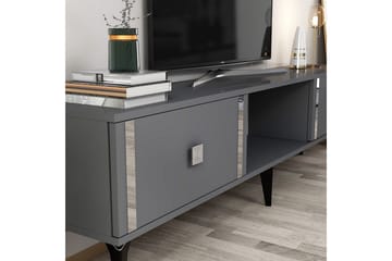 Male Tv-bänk 150 cm - Antracit/Silver - Möbler - TV- & Mediamöbler - TV bänk & mediabänk