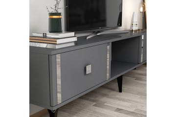Male Tv-bänk 150 cm - Antracit/Silver - Möbler - TV- & Mediamöbler - TV bänk & mediabänk