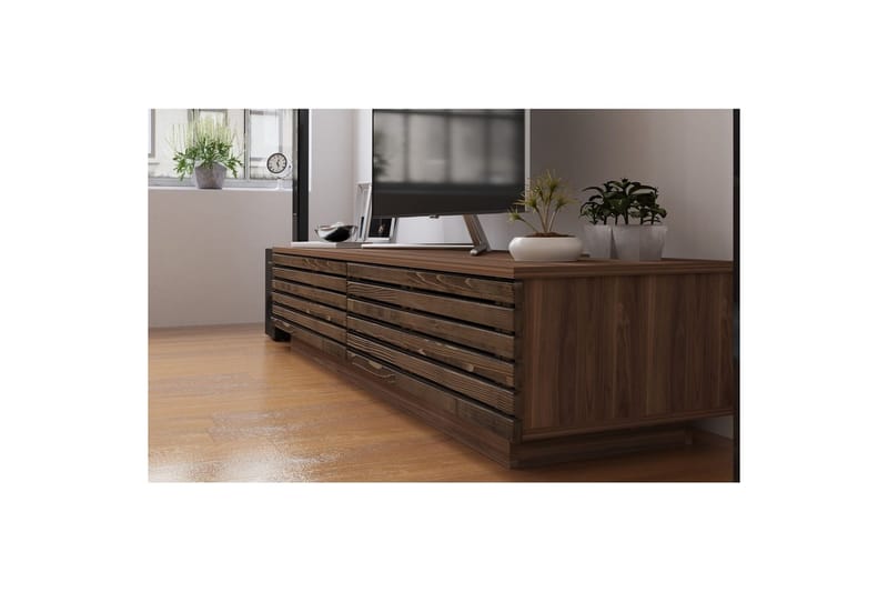 Malric Tv-bänk 180 cm - Natur - Möbler - TV- & Mediamöbler - TV bänk & mediabänk