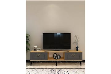 Maren Tv-bänk 150 cm - Ek/Antracit - Möbler - TV- & Mediamöbler - TV bänk & mediabänk