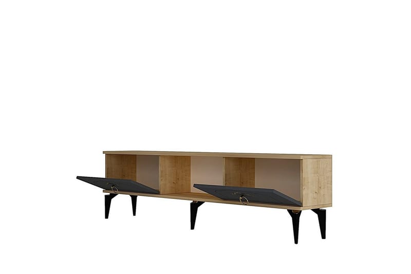 Maren Tv-bänk 150 cm - Ek/Antracit - Möbler - TV- & Mediamöbler - TV bänk & mediabänk