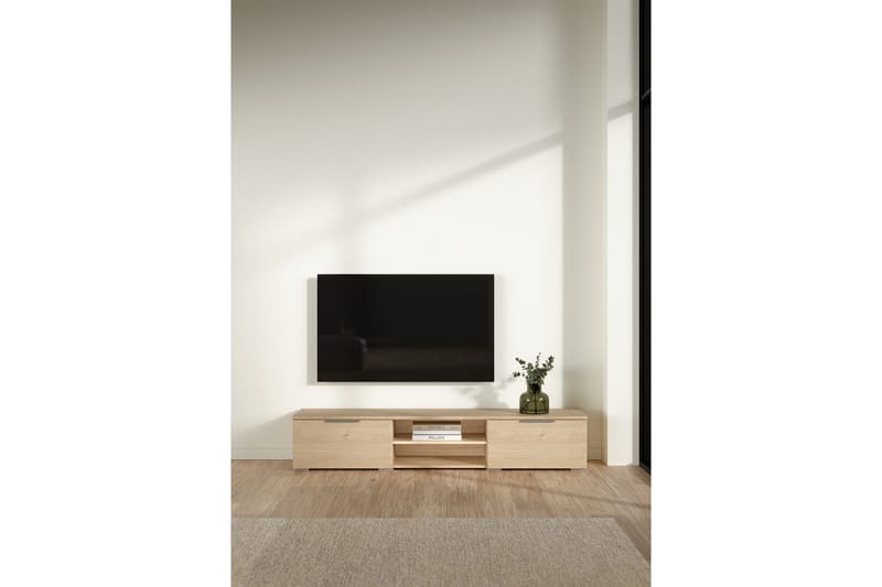 Miwa Tv-stativ 33 cm - Rödfärgat trä - Möbler - TV- & Mediamöbler - Mediastativ & väggfäste - Tv-stativ & Tv-väggfäste