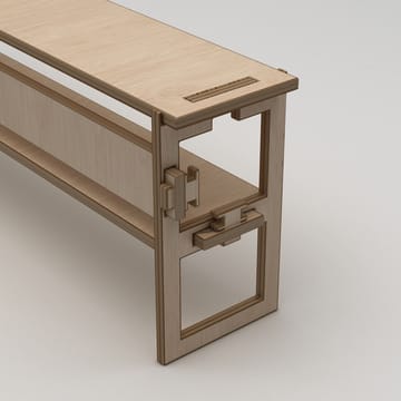 Mopira TV-bänk 220 cm - Naturträ - Möbler - TV- & Mediamöbler - Mediastativ & väggfäste - Tv-stativ & Tv-väggfäste