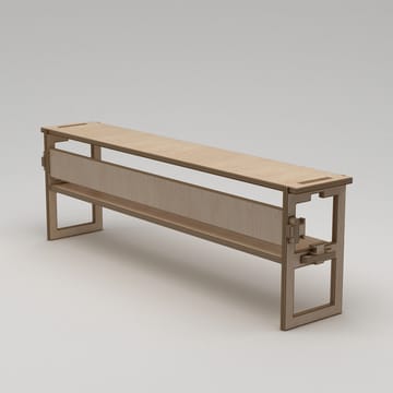 Mopira TV-bänk 220 cm - Naturträ - Möbler - TV- & Mediamöbler - Mediastativ & väggfäste - Tv-stativ & Tv-väggfäste