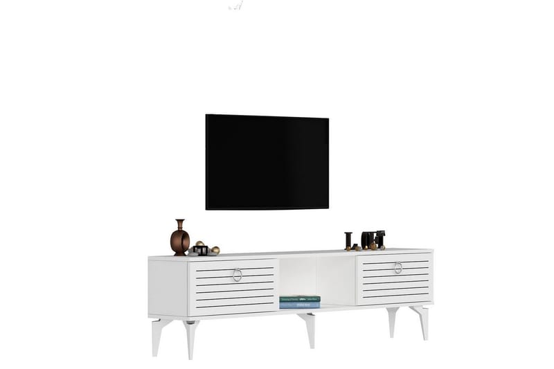 Mula Tv-bänk 150 cm - Vit - Möbler - TV- & Mediamöbler - TV bänk & mediabänk
