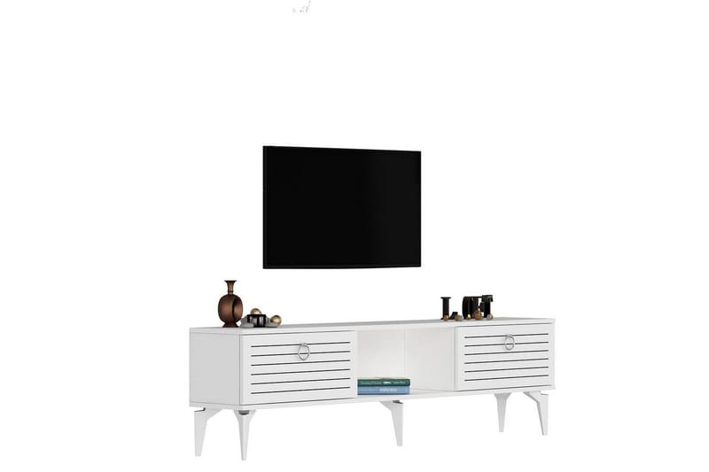 Mula Tv-bänk 150 cm - Vit - Möbler - TV- & Mediamöbler - TV bänk & mediabänk