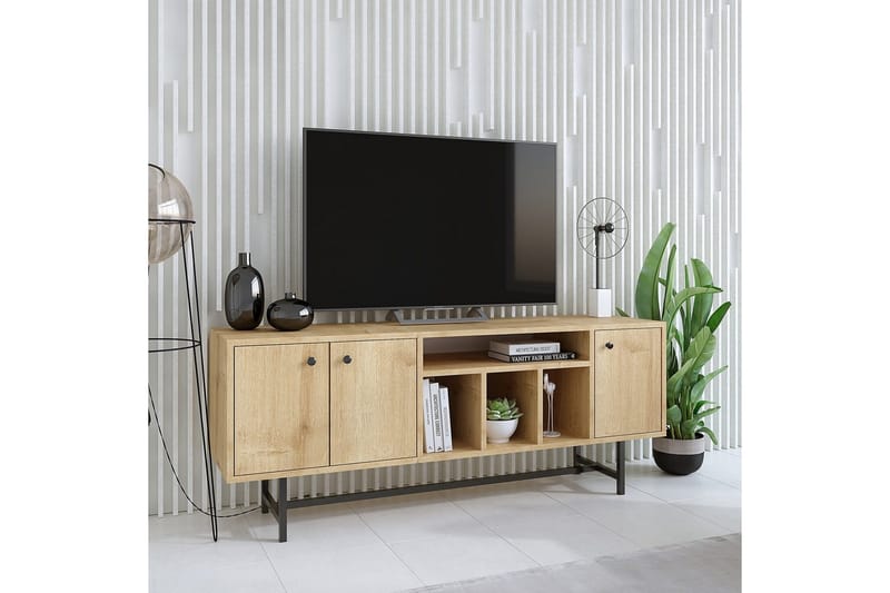 Nagouri Tv-bänk 150 cm - Ek - Möbler - TV- & Mediamöbler - TV bänk & mediabänk