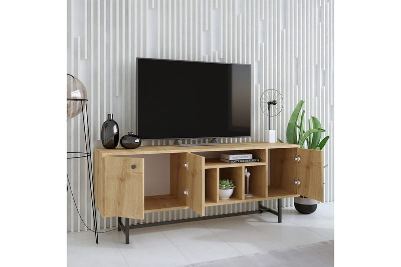 Nagouri Tv-bänk 150 cm - Ek - Möbler - TV- & Mediamöbler - TV bänk & mediabänk