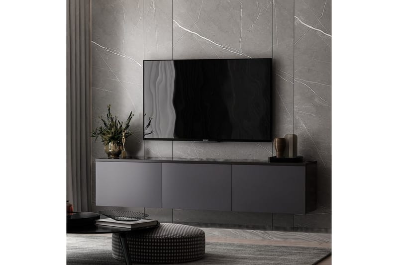 Neon Tv-bänk 160 cm - Antracit - Möbler - TV- & Mediamöbler - TV bänk & mediabänk