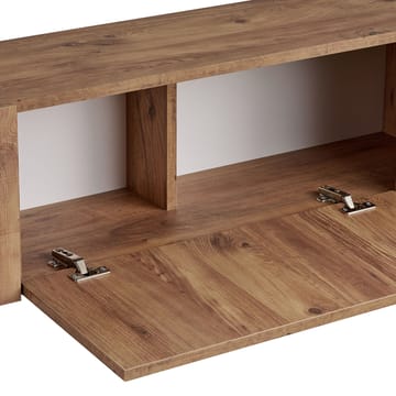 Nexus TV-bänk 180 cm - Atlantic Pine och svart - Möbler - TV- & Mediamöbler - Mediastativ & väggfäste - Tv-stativ & Tv-väggfäste